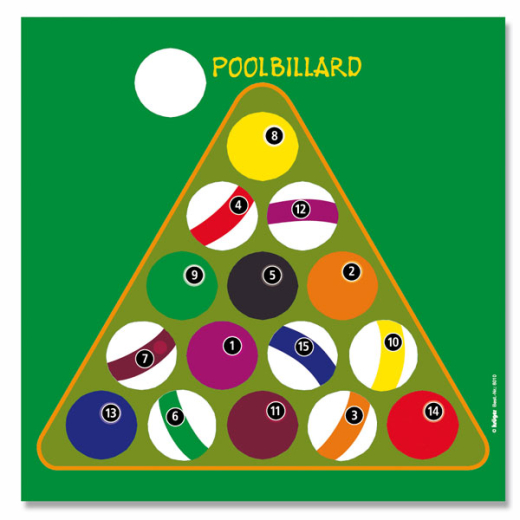 Zielscheibenauflagen Billard